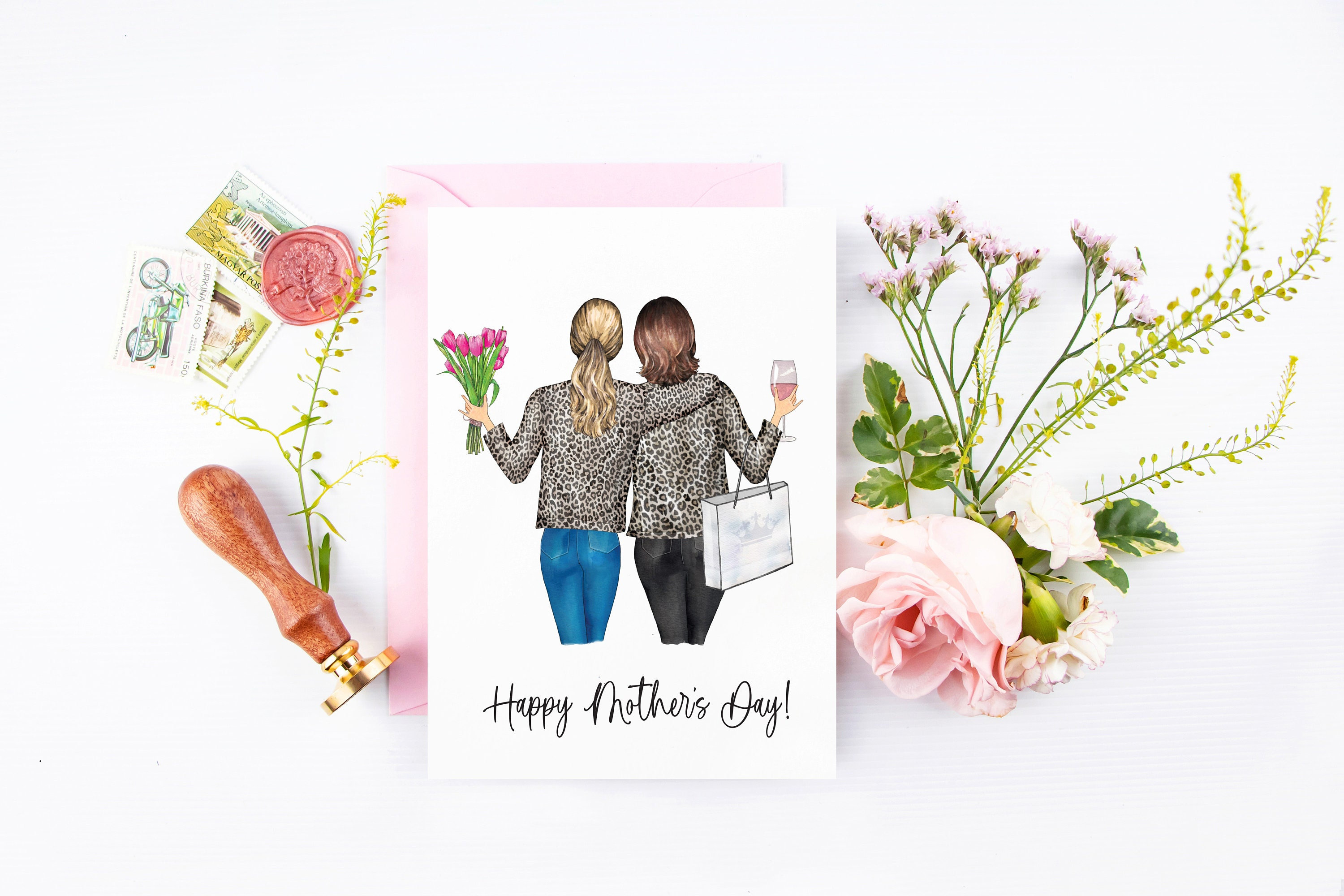 Mother's Day Card From Daughter, Card for Mom, Keepsake Gift