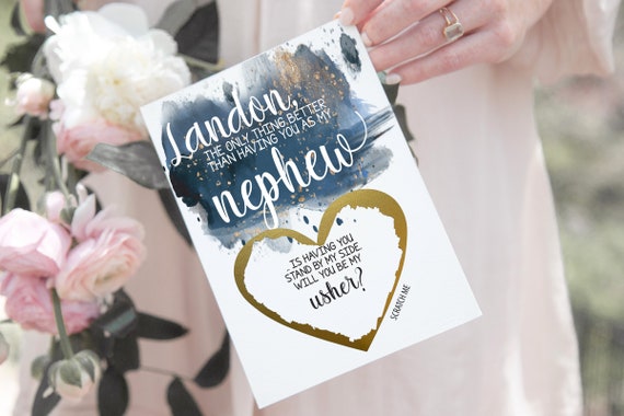 Will You Be My Bridesmaid Printable Card, Best Man, Groomsman
