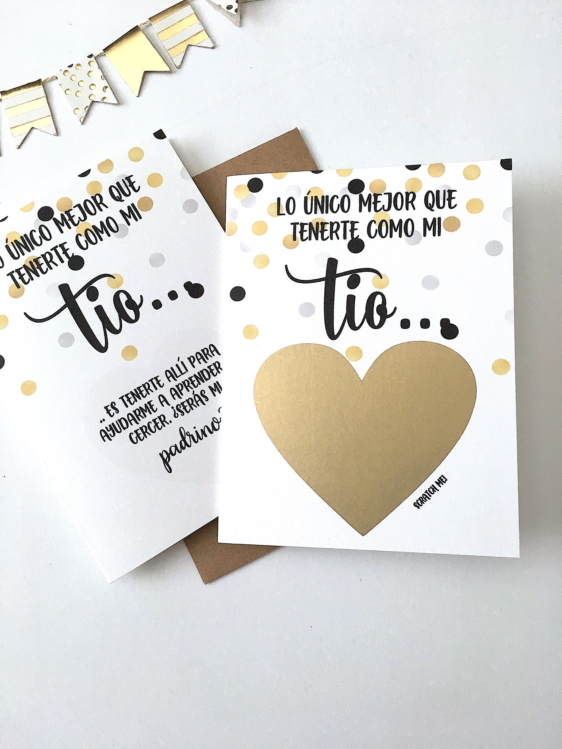 SPANISH Godfather Proposal Scratch off Card - Lo único Mejor Que Tenerte  Como Mi Tío Card - Baptism Christening Godparents SPANISH BLESSED - Etsy, image size:2250x3000