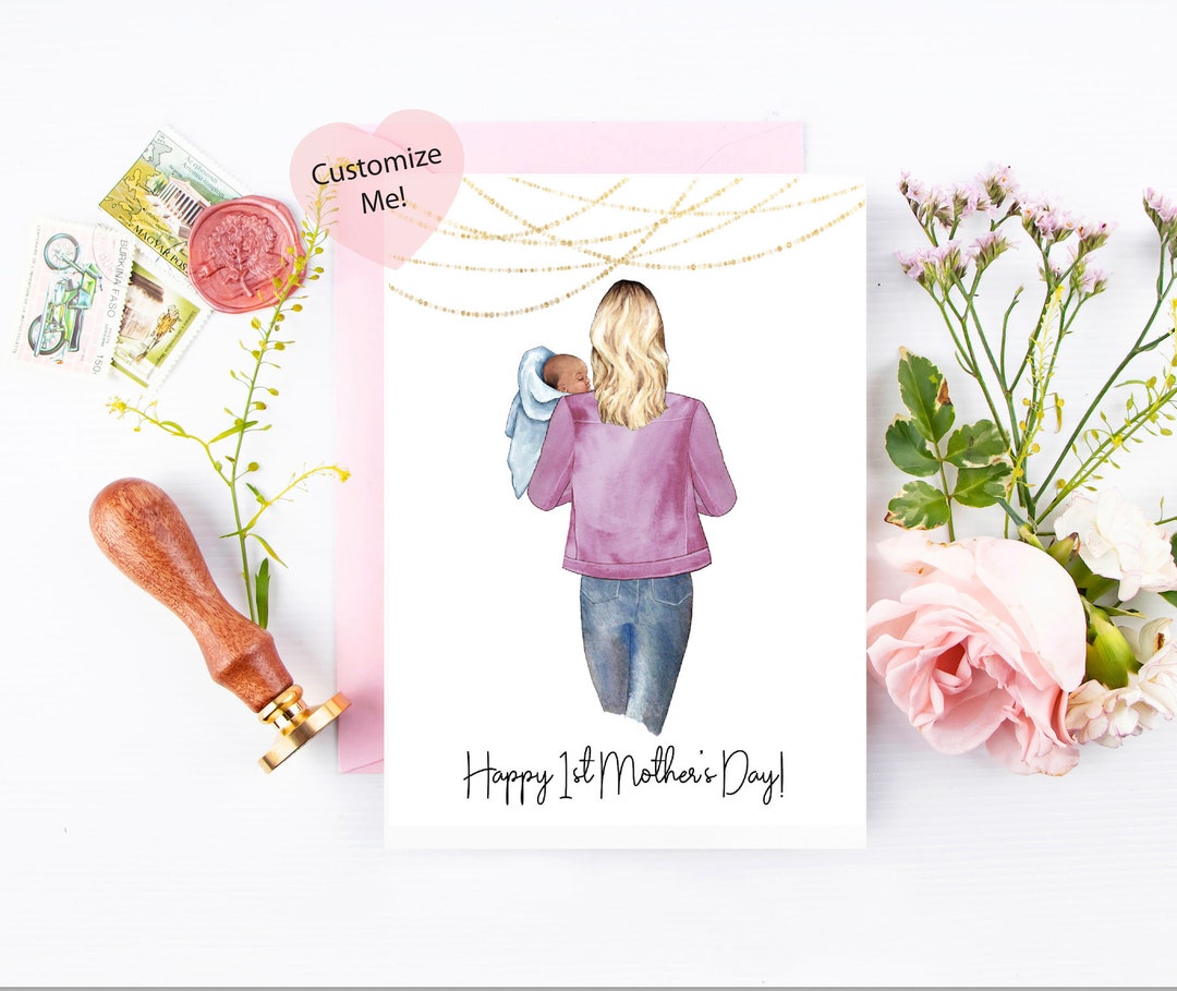 Personalized Mothers Day Card | First Mothers Day Card | Sister Mothers ...
