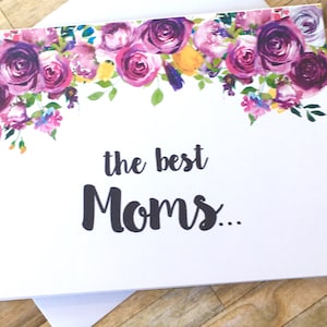 Carte d’annonce de grossesse - Carte de révélation de grossesse à maman - Annonce de bébé de nouvelle grand-mère - Carte Bébé - Carte Im Enceinte - VIOLETS
