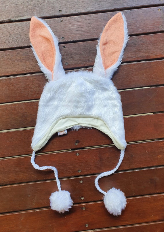 fluffy rabbit hat