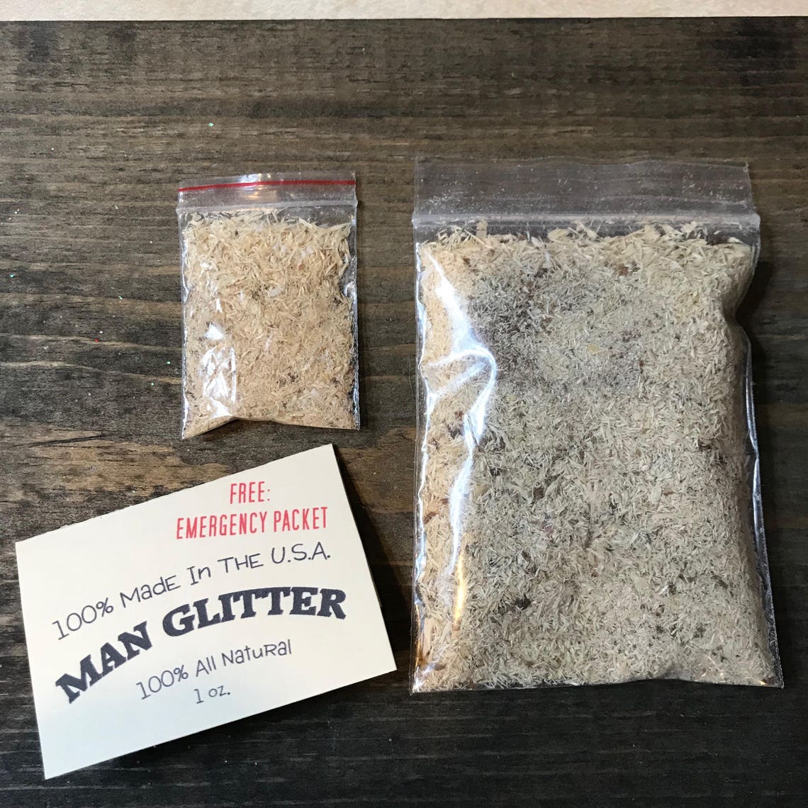 Man Glitter Sawdust is Man Glitter Stocking Stuffer Gag image 0