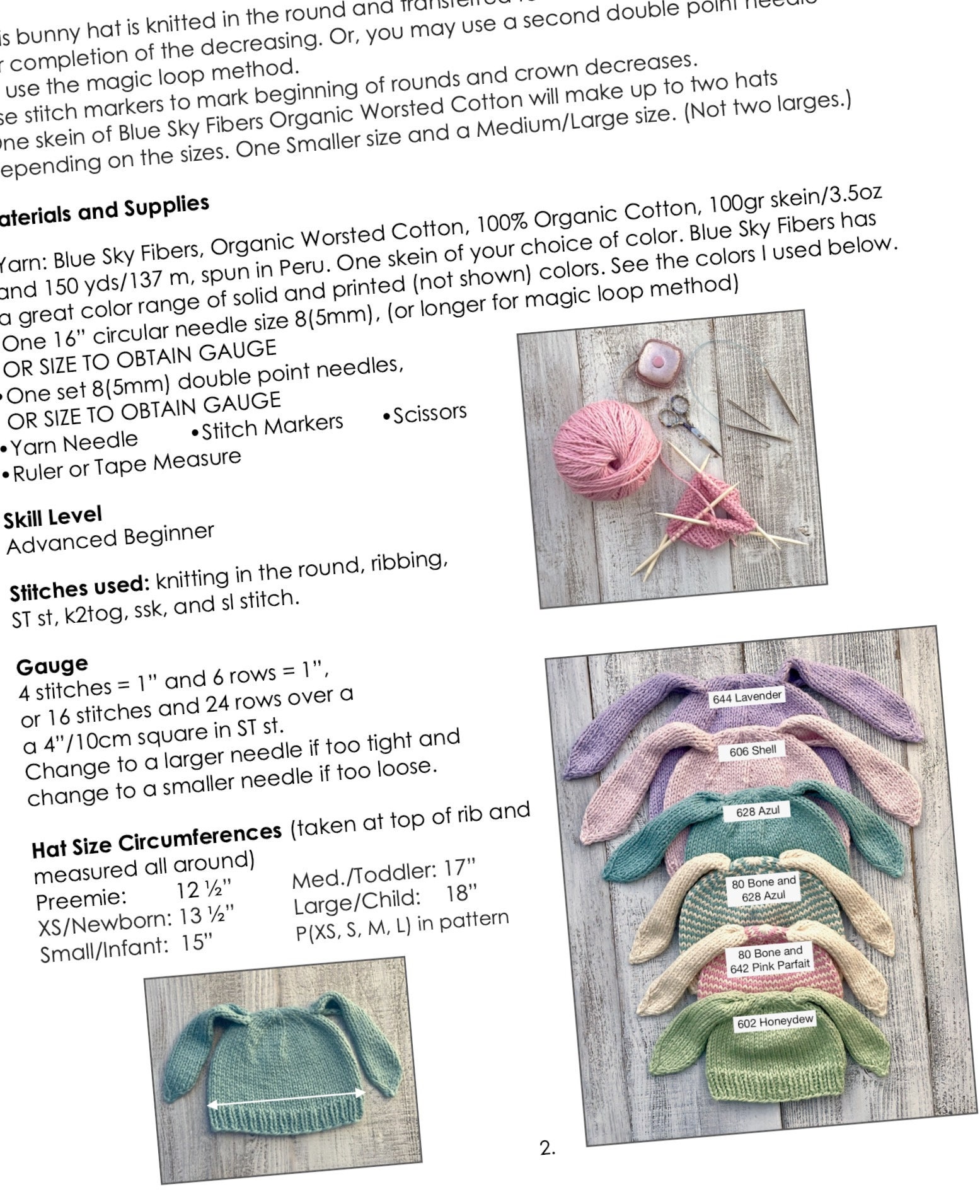 Bunny Hat Knitting Pattern, Baby Child Hat Knitting Pattern, Easter Hat ...