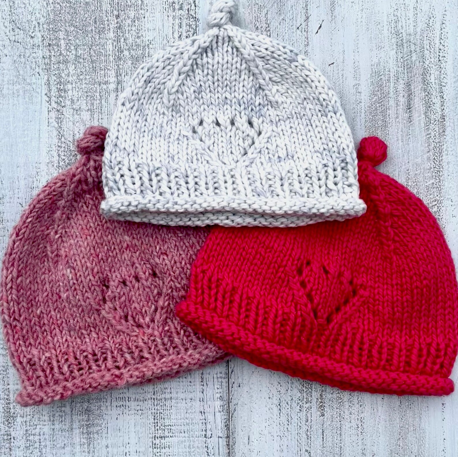 Heart Hat Knitting Pattern, Baby Child Hat Knitting Pattern, Valentine ...