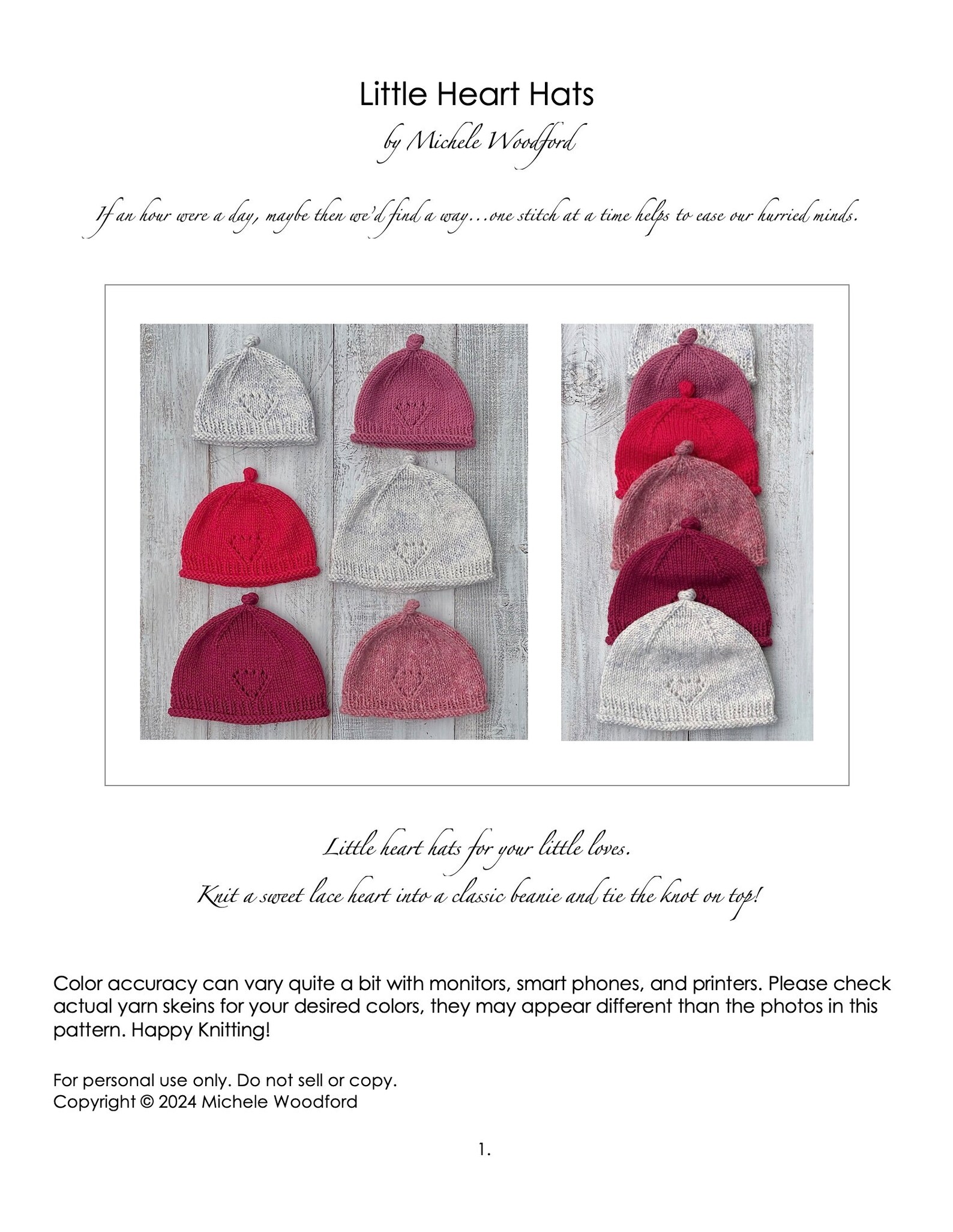 Heart Hat Knitting Pattern, Baby Child Hat Knitting Pattern, Valentine ...