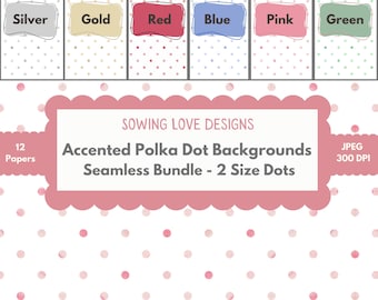 Watercolor Polka Dot Seamless Digital Paper - Gradient Polka Dots Paper, Textured Dot Background, Polka Dot Pack, Dotted Paper, Dot Digital