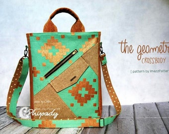 Molde em PDF para bolsa - transversal / de ombro / escolar. 2 tamanhos, para meninos e meninas. Alça e alças ajustáveis. Muitas fotos.