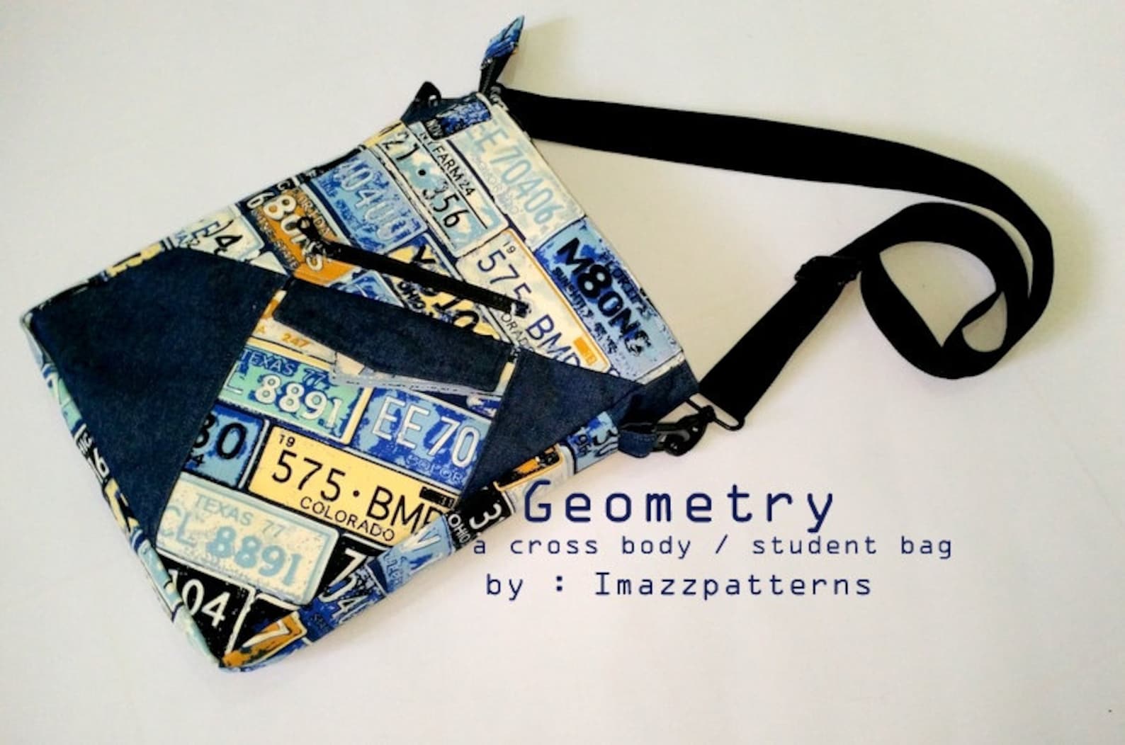 PDF Sewing Pattern Cross Body / Sling /school Bag . 2 - Etsy