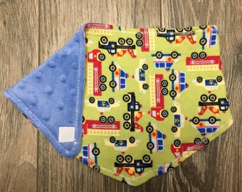 Drool Bib, Baby Bandana Bib - Trucks