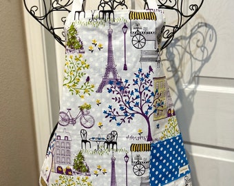 Big Girls Paris Themed Apron