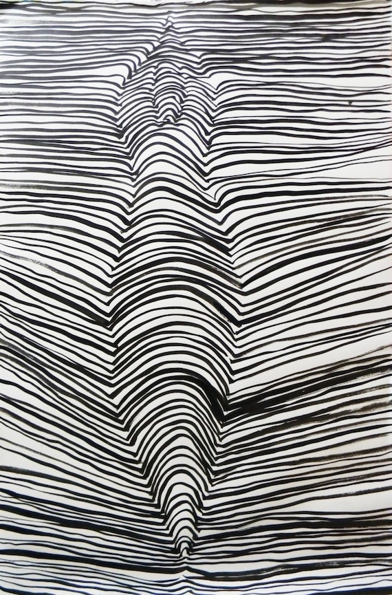 Painting - Namaste- India Ink on Watercolor Paper