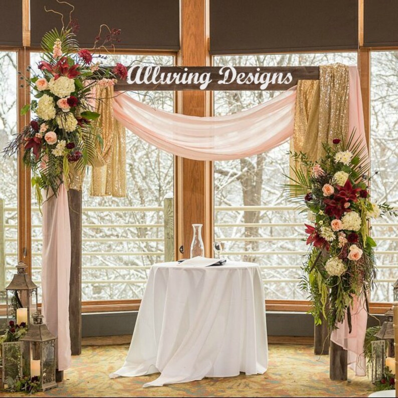 chiffon arch