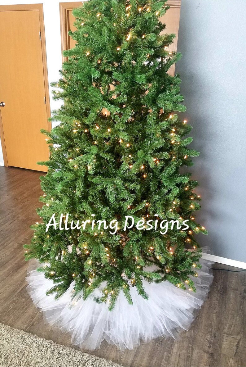 Tutu Tree Skirt Holiday Christmas Tree Skirt Tree Skirt Etsy