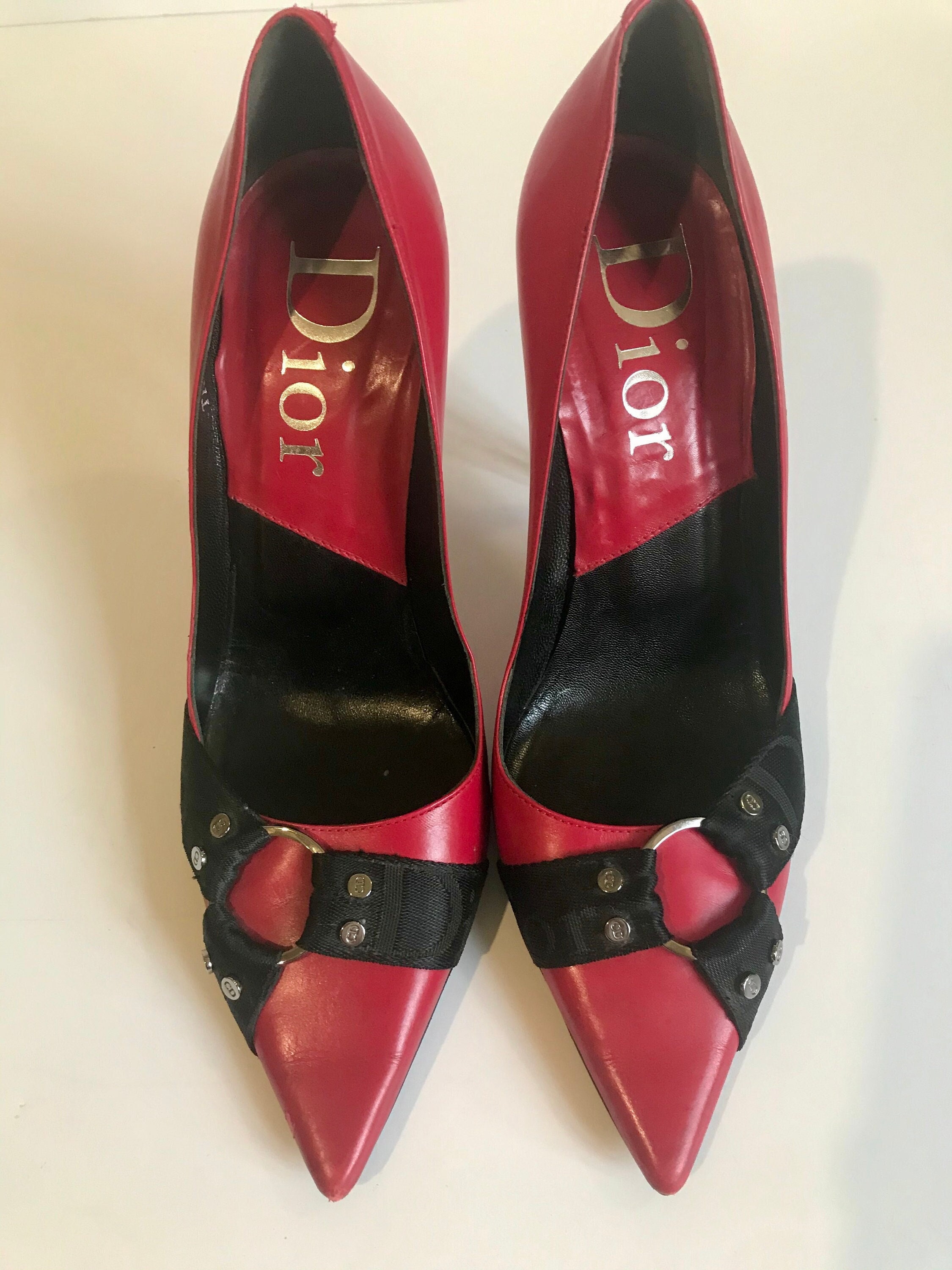 5|48 Saks Fifth Avenue Carrie Black Patent Leather Pump Platform Shoes Sz 36