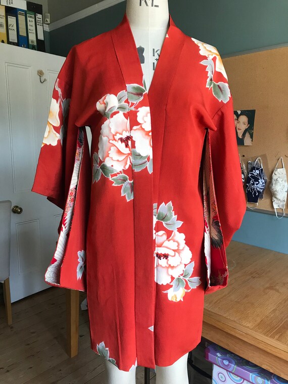 Silk Kimono Haori Kimono Jacket vintage 