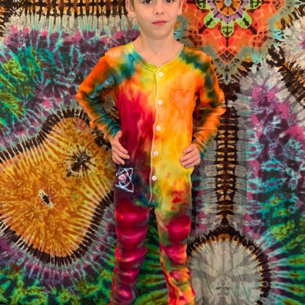 Tie Dye Union Suit Etsy