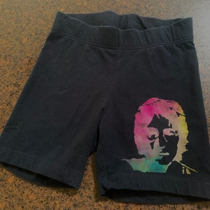 John Lennon The Beatles Bike Shorts XS
