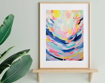 Abstract Art 'Hope on the Horizon' Limited Edition Print