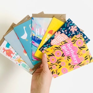 Gemengde 5-kaart verjaardag koopjesbundel - GRATIS LEVERING IN HET VK