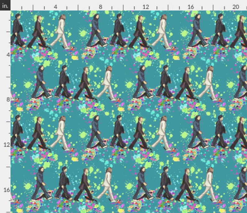 PREORDER Rock Band Fabric by the Yard Quilting Cotton Organic Etsy