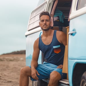 Männer Tanktop mit separater Tasche