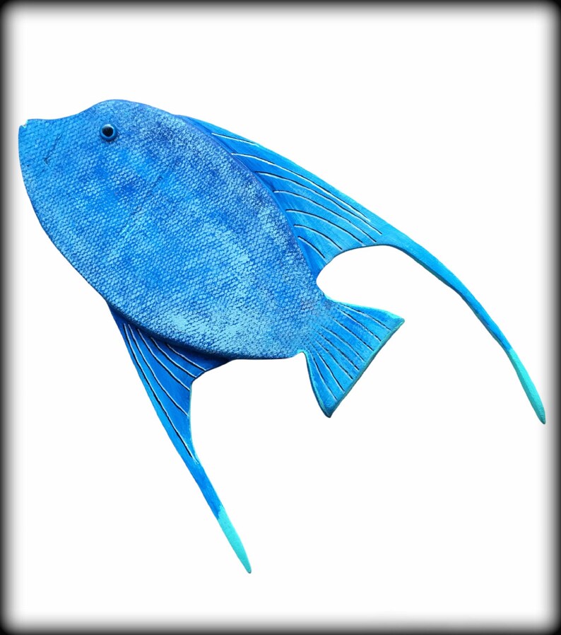 Fish Art Wall Decor Wooden Fish Wall Decor Fish Nautical Etsy