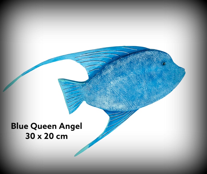 Fish Art Wall Decor Wooden Fish Wall Decor Fish Nautical Etsy