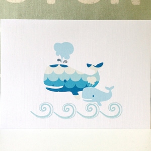 Invitation à la douche Whale Baby Boy. Invitation à la baby boy shower. Baby boy shower Invitation. Nouvelle carte Baby Boy . Baleines heureuses