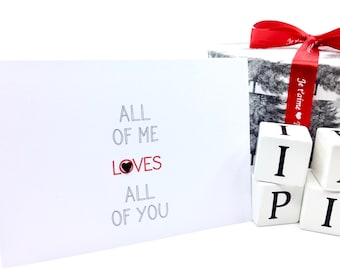 Romantic Love Quote Card, Valentine's Day, Anniversary