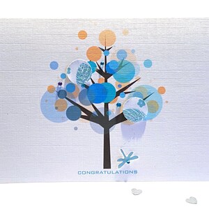 Congratulazioni card. Biglietto di compleanno. Biglietto di auguri . Solo perché card . Biglietto dell'albero felice