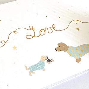 Vatertagskarte von Sohn oder Hund, süße Hundepapaskarte, Vatertagsgeschenk vom Hund, beste Papakarte, # 1 Papakarte, Vater und Sohnkarte vom Hund
