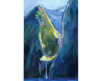 Milford Sound New Zealand - giclée art print - NZ  landscape print