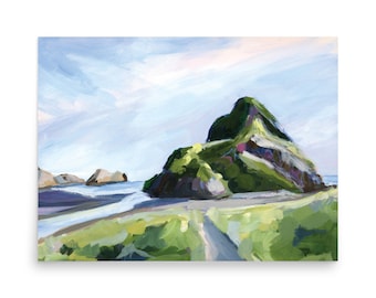 Piha Beach, West Coast New Zealand landscape print