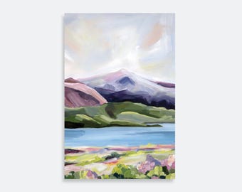 Lake Wanaka-kunstdruk: Giclée-landschapsschilderij Nieuw-Zeeland