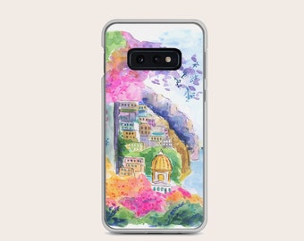 Samsung-hoesje Amalfikust: aquarel Italiaans landschap