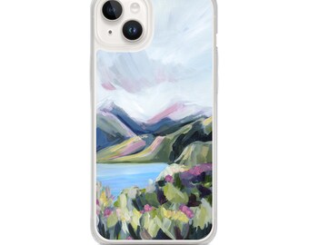 New Zealand iPhone case | iPhone 13 iPhone 12 | Lake Hawea, NZ, landscape, South Island, mountains, wanaka