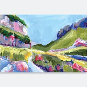 Routeburn Track Art Print – New Zealand Mountain Landscape – South Island Wall Art – Giclée Poster – Fiordland Decor Unframed