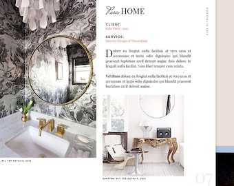 SALE - Stylish Magazine, Portfolio, Brochure, Presentation | PreMade InDesign Template | Easily + Fully Editable