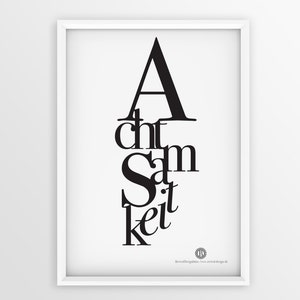 Custom Typographic Poster