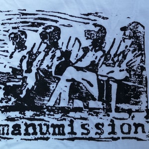 MANUMISSION t-shirt (hardcore punk band)