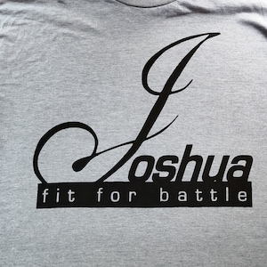Joshua Fit For Battle t-shirt (hardcore screamo)