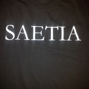 SAETIA t-shirt (hardcore, punk, emo, band)