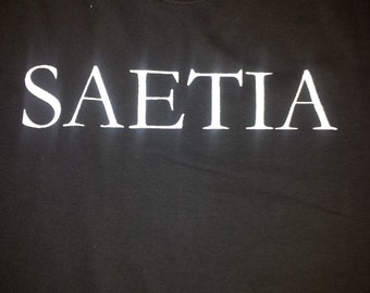 SAETIA t-shirt (hardcore, punk, emo, band)