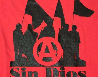 SIN DIOS t-shirt (Hardcore Anarcho Punk band)