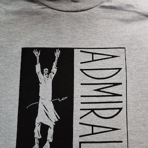 ADMIRAL tshirt- hardcore emo band .