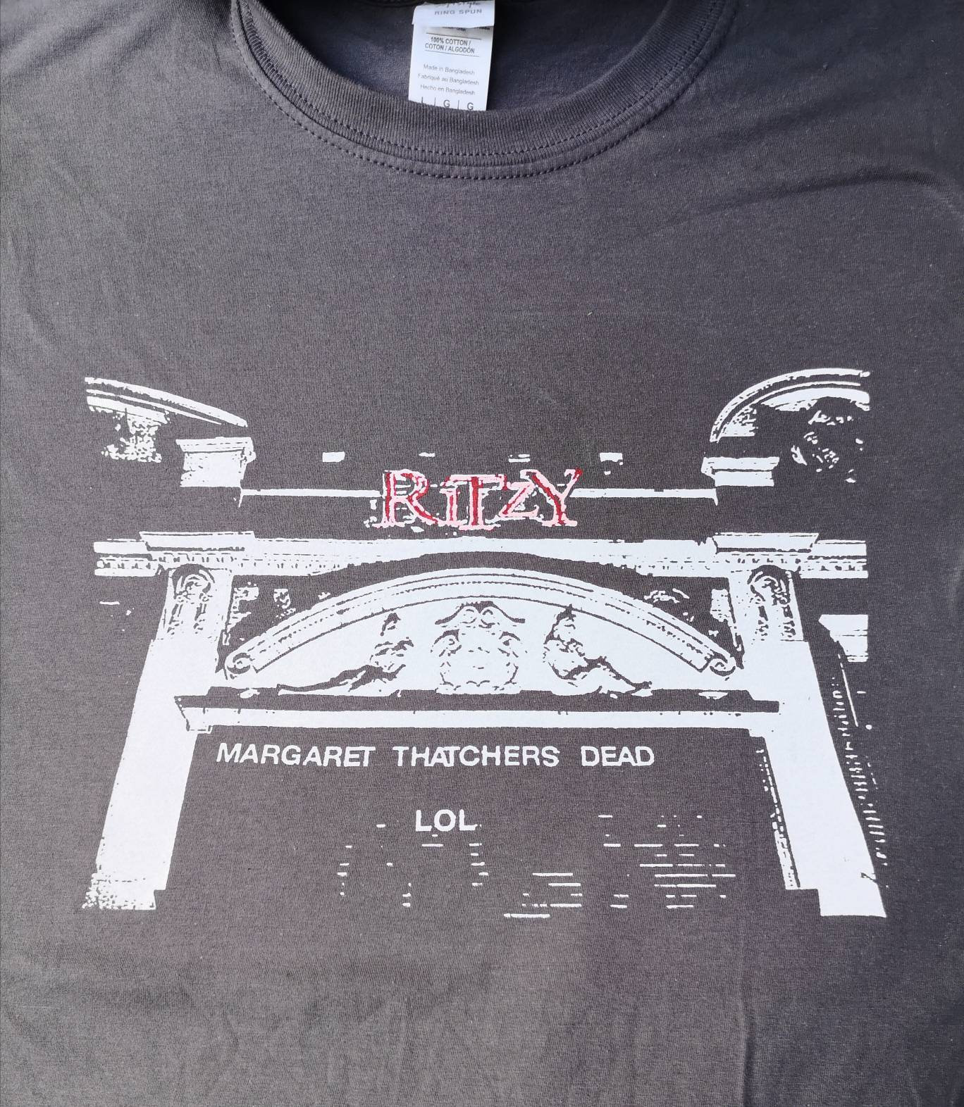 Margaret Thatcher's Dead LOL T-shirt 
