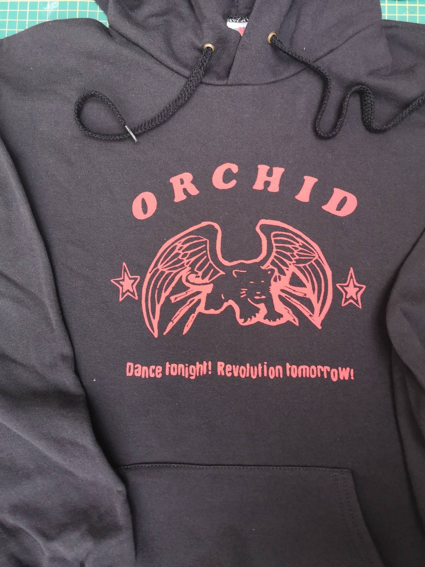 ORCHID Dance Tonight! Revolution Tomorrow! Hoodie (hardcore) - Etsy