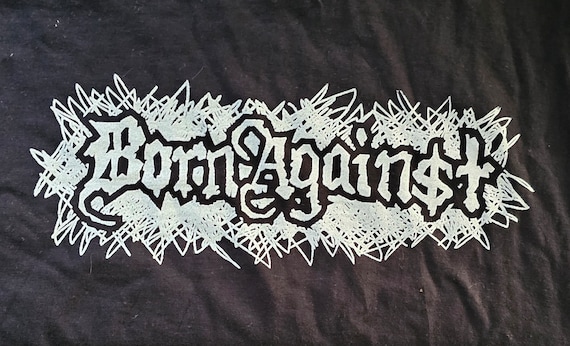 祝開店！大放出セール開催中 BORN AGAINST T-shirt (hardcore Band) - Etsy ミュージシャン