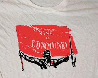 VIVE LA COMMUNE t-shirt (Paris Commune)